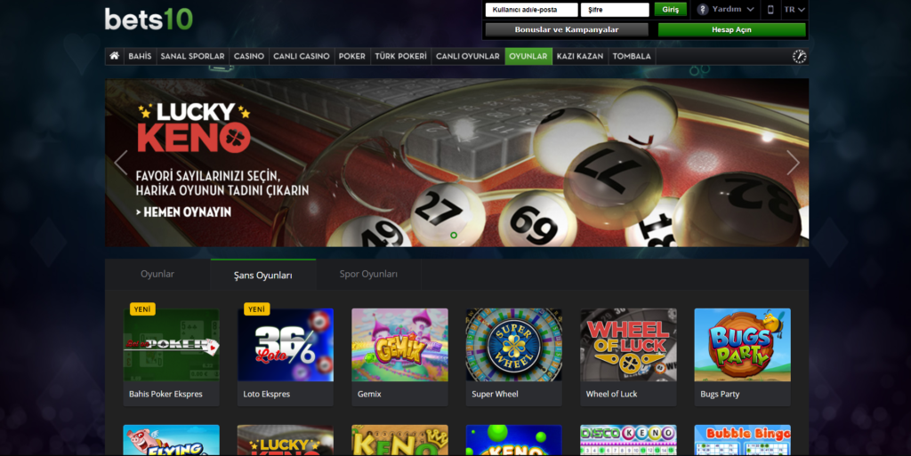 Bets10 Oyunlar